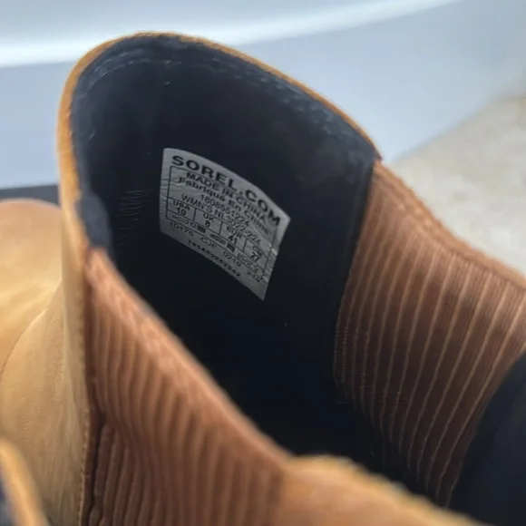 Sorel Joan of Arctic™ Wedge II Chelsea Boot Camel Brown - Picture 16 of 16